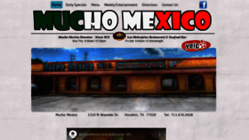 What Muchomexicohouston.com website looked like in 2020 (4 years ago)