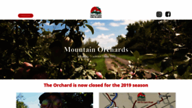 What Mountainorchards.ca website looked like in 2020 (4 years ago)
