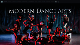 What Moderndancearts.com website looked like in 2020 (4 years ago)