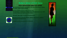 What Mulkerinirishdancers.com website looked like in 2020 (4 years ago)
