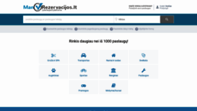 What Manorezervacijos.lt website looked like in 2020 (4 years ago)