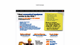 What Masterhandyman.ca website looked like in 2020 (4 years ago)