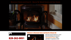 What Mountainhomeandhearth.com website looked like in 2020 (4 years ago)
