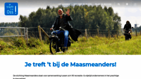 What Maasmeanders.nl website looked like in 2020 (4 years ago)