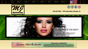What Mjsaloncolor.com website looked like in 2020 (4 years ago)