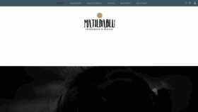 What Matildablu.ch website looked like in 2020 (4 years ago)