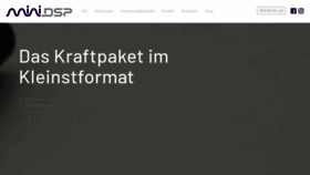 What Minidsp.de website looked like in 2020 (4 years ago)