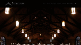 What Memorialchurchumc.org website looked like in 2020 (4 years ago)