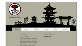 What Makotodojo.org website looked like in 2020 (4 years ago)