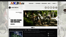 What Mkbikes.de website looked like in 2020 (4 years ago)