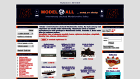 What Model4all.cz website looked like in 2020 (4 years ago)