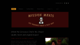 What Missionmeats.com website looked like in 2020 (4 years ago)
