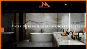 What Marbremarrakech.com website looked like in 2020 (4 years ago)