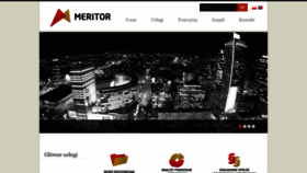 What Meritor.pl website looked like in 2020 (4 years ago)