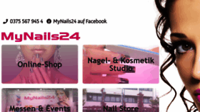 What Mynails24.com website looked like in 2020 (4 years ago)