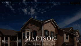 What Madisoncapgroup.com website looked like in 2020 (4 years ago)