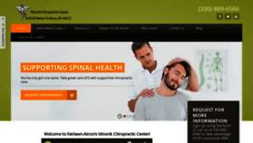 What Minorikchiropractic.com website looked like in 2020 (4 years ago)