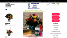 What Malonesflowers.com website looked like in 2020 (4 years ago)