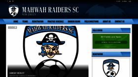 What Mahwahraiders.org website looked like in 2020 (4 years ago)