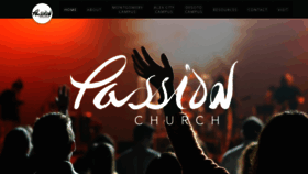 What Mypassion.church website looked like in 2020 (4 years ago)