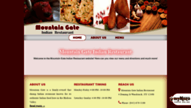 What Mountaingaterestaurant.com website looked like in 2020 (4 years ago)