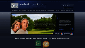 What Melniklawgroup.com website looked like in 2020 (4 years ago)