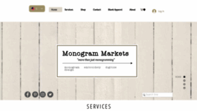 What Monogrammarkets.com website looked like in 2020 (4 years ago)