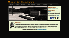 What Missionbayhighalumni.com website looked like in 2020 (4 years ago)