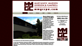 What Mmgccpa.com website looked like in 2020 (4 years ago)