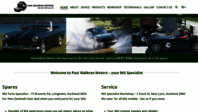 What Mgparts.co.nz website looked like in 2020 (4 years ago)