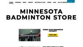 What Mnbadmintonstore.com website looked like in 2020 (4 years ago)