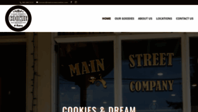 What Mainstreetcookies.com website looked like in 2020 (4 years ago)