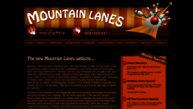 What Mountainlanesbowling.ca website looked like in 2020 (4 years ago)