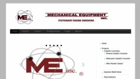 What Mechanicalequipmentinc.com website looked like in 2020 (4 years ago)