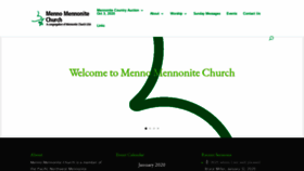 What Mennomennonite.org website looked like in 2020 (4 years ago)