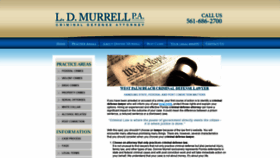What Murrelllaw.com website looked like in 2020 (4 years ago)