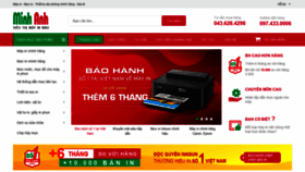 What Mayinmau.com.vn website looked like in 2020 (4 years ago)