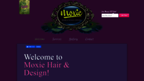 What Moxiehairanddesignstudio.com website looked like in 2020 (4 years ago)