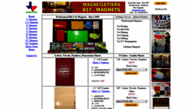 What Magnetletters.com website looked like in 2020 (4 years ago)