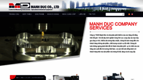 What Manhduc.com.vn website looked like in 2020 (4 years ago)