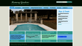 What Memorygardens.org website looked like in 2020 (5 years ago)
