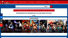 What Mangafeeds.com website looked like in 2020 (4 years ago)