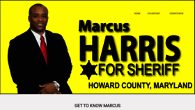 What Marcusharrisforsheriff.com website looked like in 2020 (4 years ago)