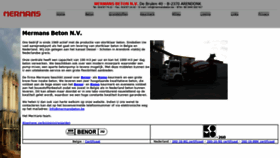 What Mermansbeton.be website looked like in 2020 (4 years ago)