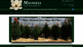 What Magnolialandscapesupply.com website looked like in 2020 (4 years ago)