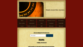 What Mamamusic.org website looked like in 2020 (4 years ago)
