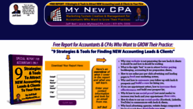 What Mynewcpa.com website looked like in 2020 (4 years ago)