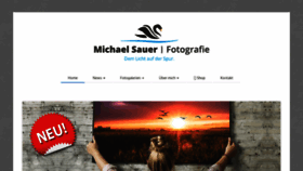 What Michael-sauer.com website looked like in 2020 (4 years ago)