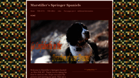 What Marstillerspringers.com website looked like in 2020 (4 years ago)