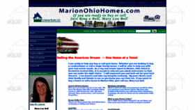 What Marionohiohomes.com website looked like in 2020 (4 years ago)